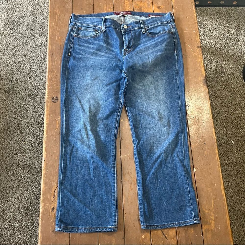 Lucky Brand Womens Jeans Sweet N' Crop Blue Denim